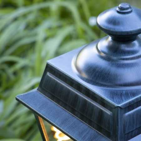 Laternen-Sockelleuchte